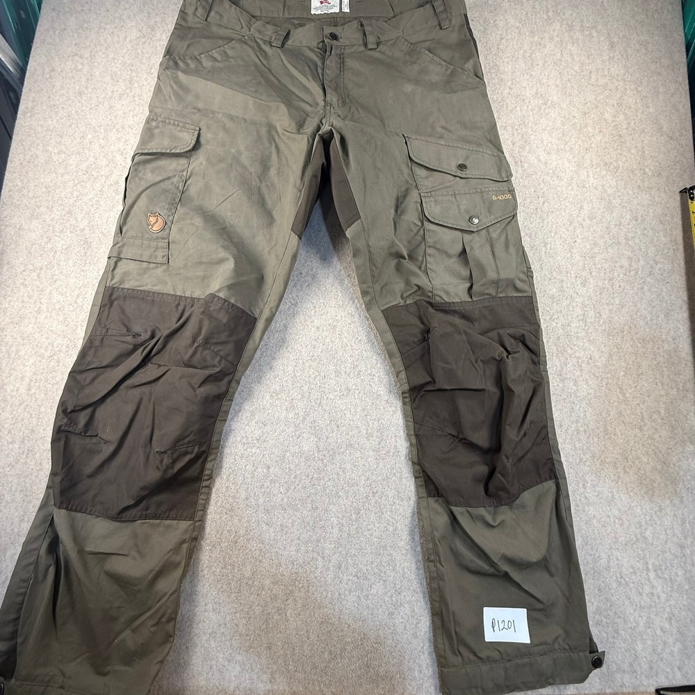 Fjallraven Vidda Pro Trousers Mens EU 56 US 38-39 Regular Olive G-1000 Cargo